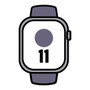 Apple Watch Series 11 GPS 46mm Plata con Correa Deportiva Niebla Lila (M/L)